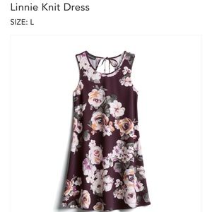 Fortune and Ivy Purple Floral Dress